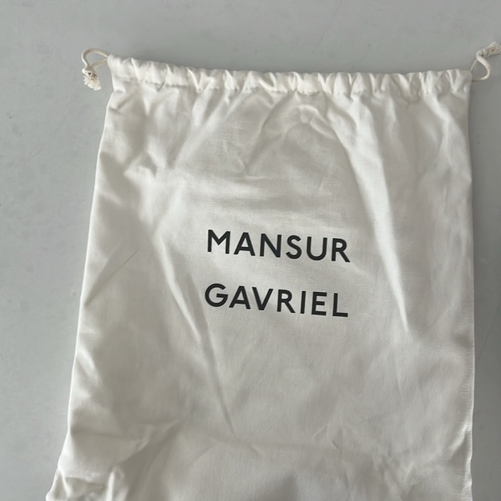 Mansur Gavriel Black Crossbody Bucket Bag - Picture 15 of 15